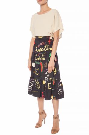 Logo-printed skirt, zdjęcie 2 Logo-printed skirt od Etro